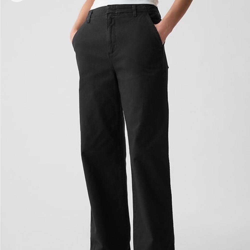 Gap Mid rise loose khakis